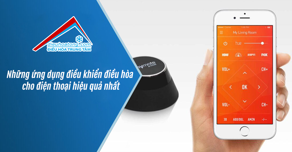 Những ứng dụng điều khiển điều hòa cho điện thoại hiệu quả nhất