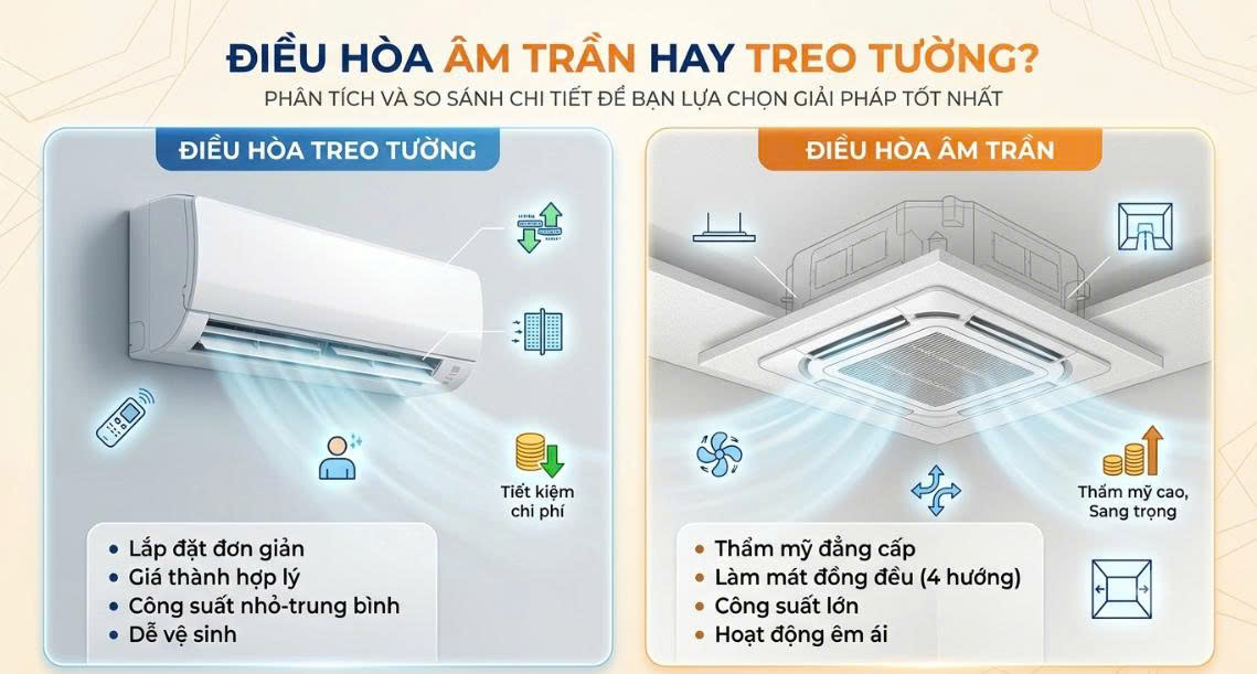 Điều hòa âm trần
